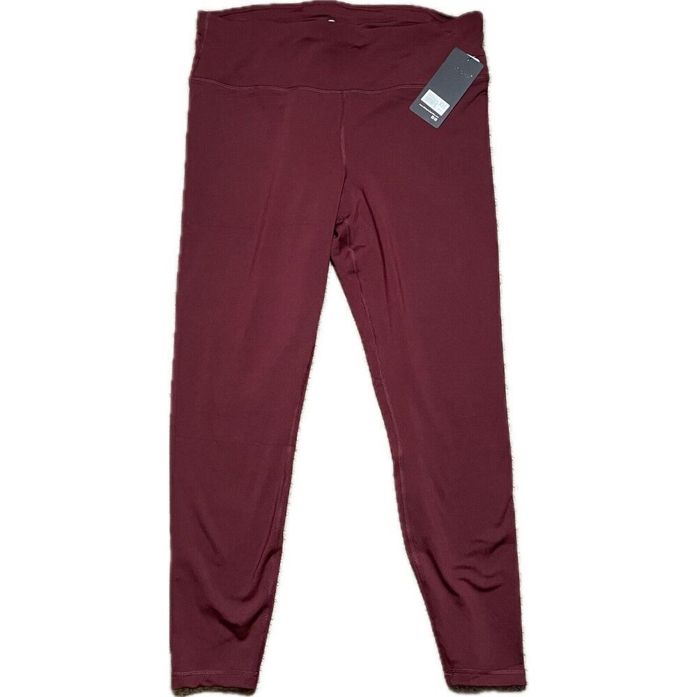 90 Degree by Reflex Polarflex Fleece Lined Leggings Women’s XXL Burnt Raspberry